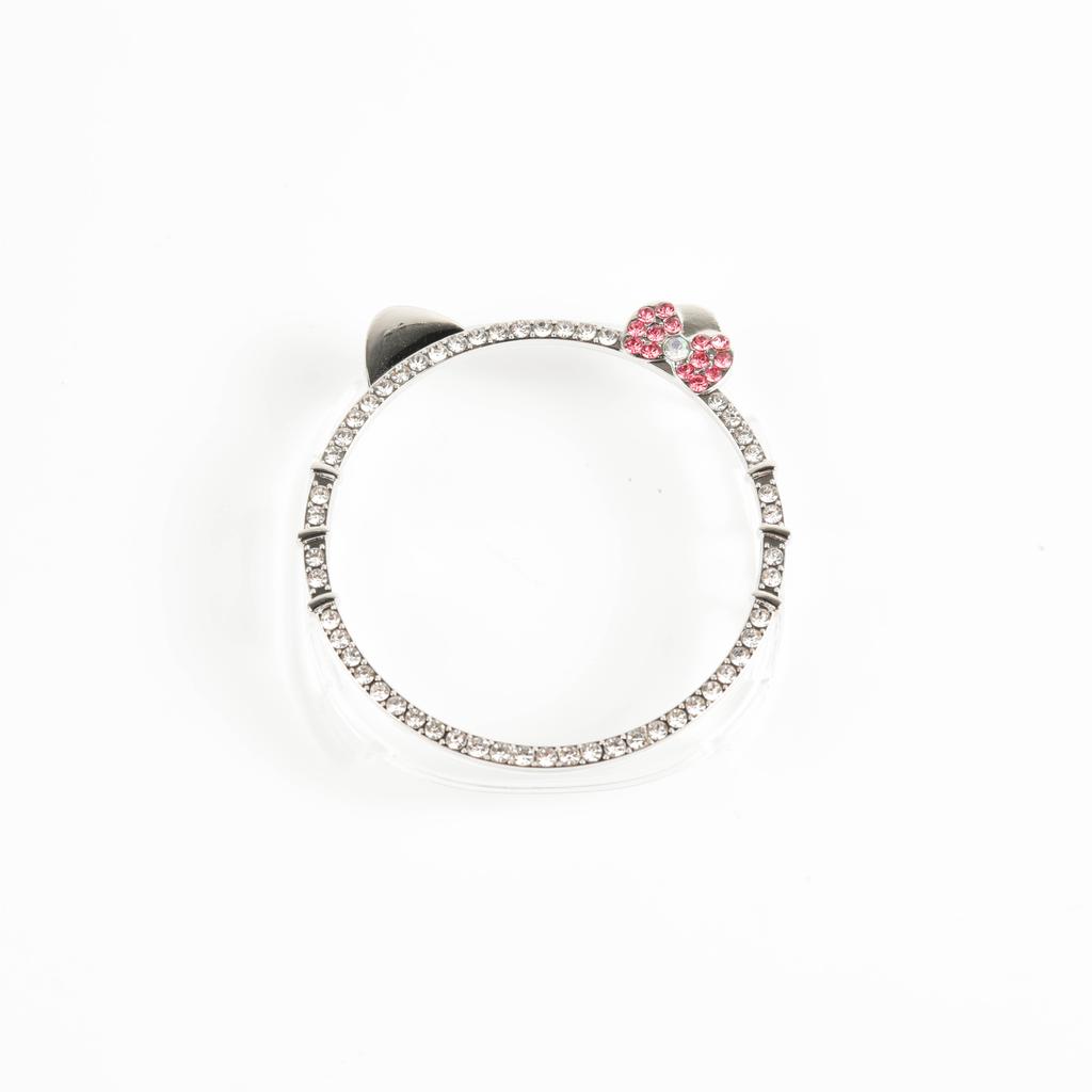 Чехол для Samsung Galaxy Watch 8 40 мм 44 мм Милый КОТЕНОК КИТТИ Алмазный Защитный Чехол Аксессуары для женщины Samsung watch8