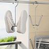 Shoe Steel 1pc Stainless Durable Rack Hanger Spacesaving Metal Storage Hook For Coats Hats Slippers Hanging Shoe Organizers