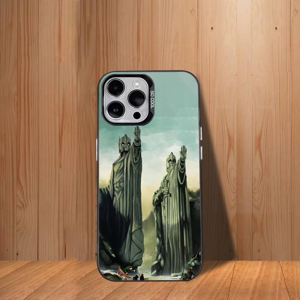 The L-LordS of the R-Rings Phone Case For iPhone 17,16,15,14,13,12,11,Mini,Pro,SE,MAX White Matte Shockproof Cover