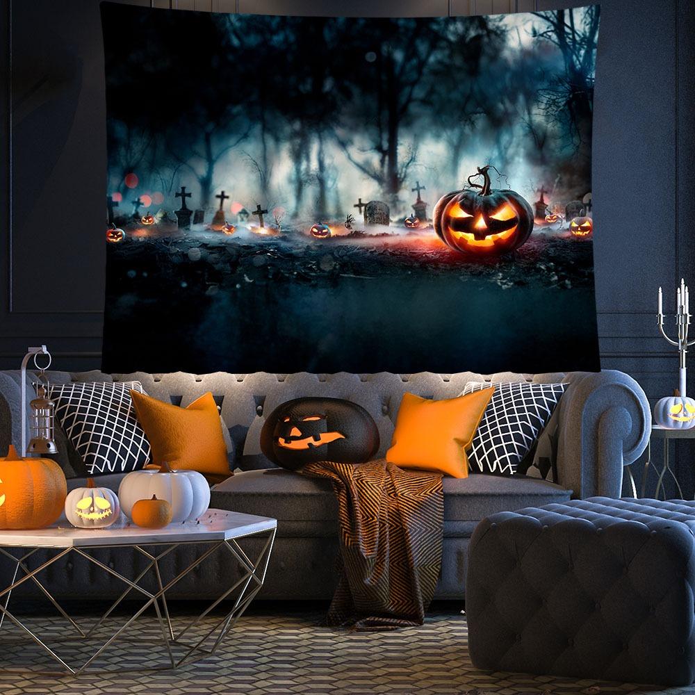 Новый фон для вечеринки в стиле ужасов на Хэллоуин, украшение на ночь ужасов, баннер, подвесная ткань, атмосфера, ткань, украшение для дома