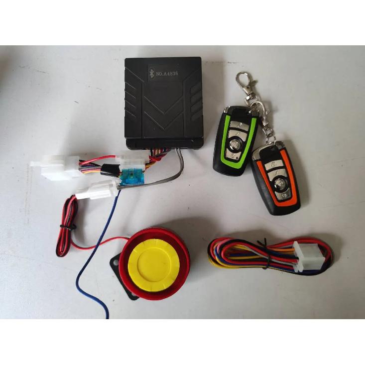 Motorcycle alarm, motorcycle anti-theft device, car anti-theft safety device, one key start, engine shutdown, car search, dual