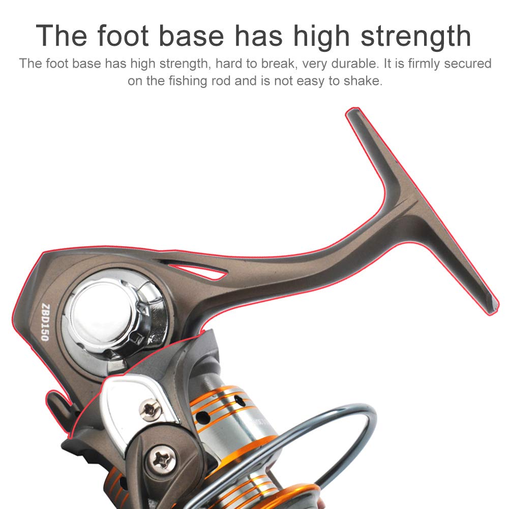Портативная цельнометаллическая прочная 13+1BB подшипник мини-спиннинговая катушка для морской рыбалки спиннинговая катушка рыболовные снасти аксессуары (Мини 150)