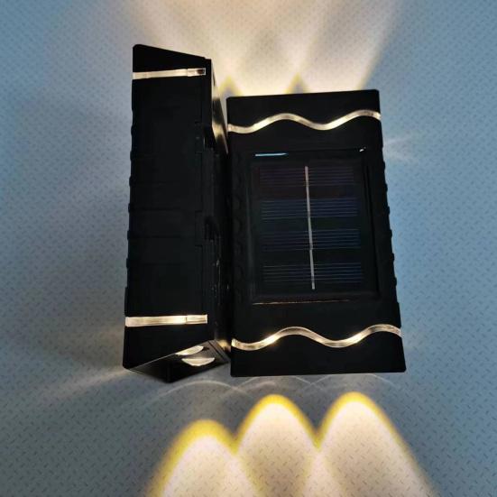 Солнечные фонари для сада на открытом воздухе Декоративная настенная композиция Светящиеся настенные светильники для дома Настенные светильники для дома Водонепроницаемые солнечные лампы для декора стен в патио