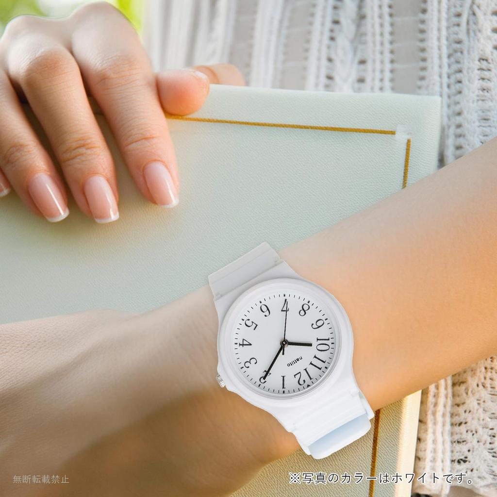 Watch Analog TPU Belt Silver Index Gray Perth [Fieldwork] Women's YM115-4