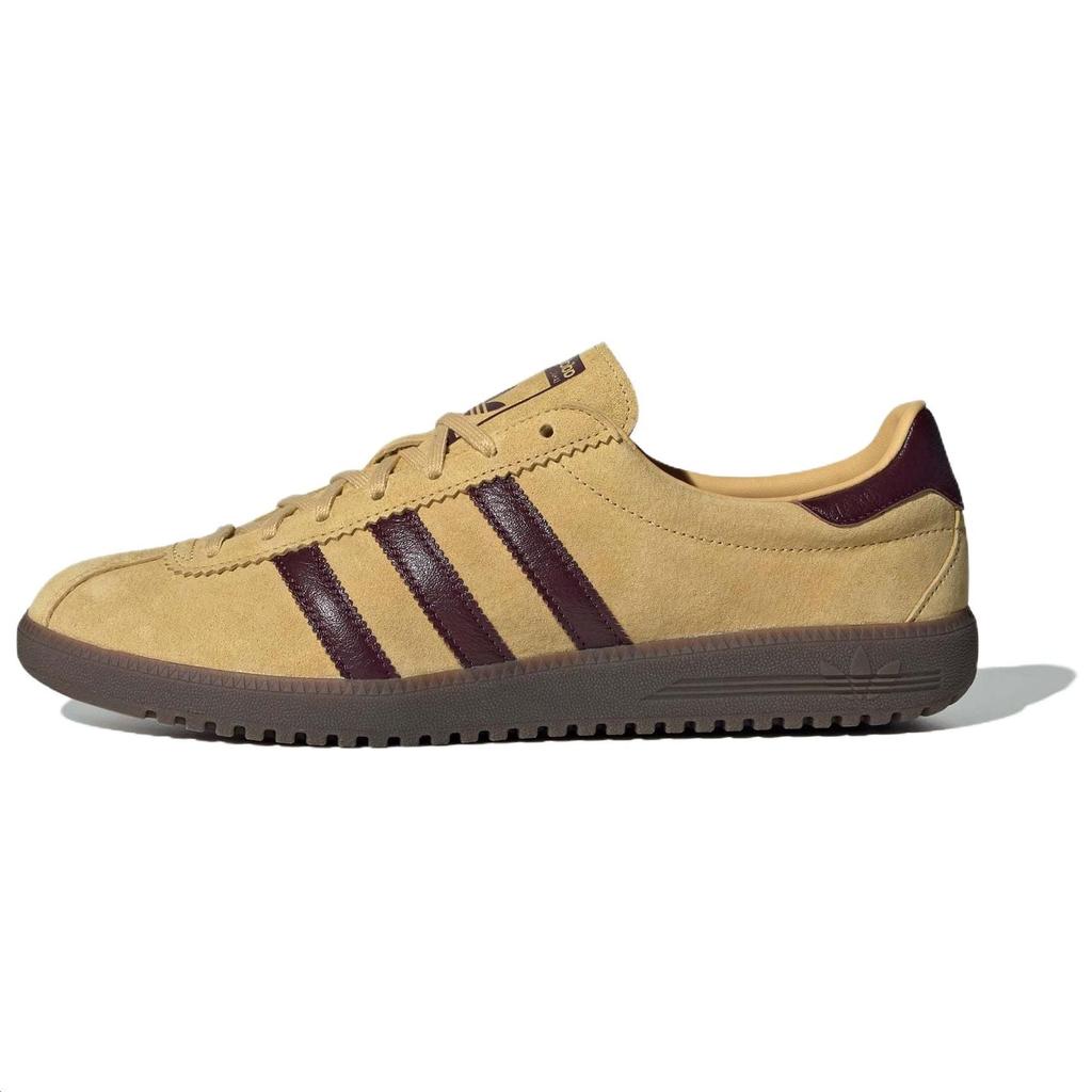 Adidas Originals Bermuda Comfortable Non-Slip Durable Low-Top Skate Shoes Unisex Sneakers Yellow JI4279