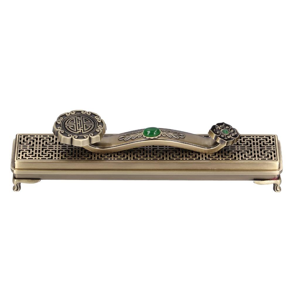 Antique retro style Incense Box Ruyi appearance Stick Incense Holder  Sandalwood burning