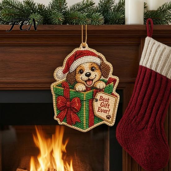 Winter Holiday Art Projects Christmas Hanging Faux Pearl Kit for Adult, DIY Bead Tree Decorations Painting Ornament, Handmade Craft Set Home