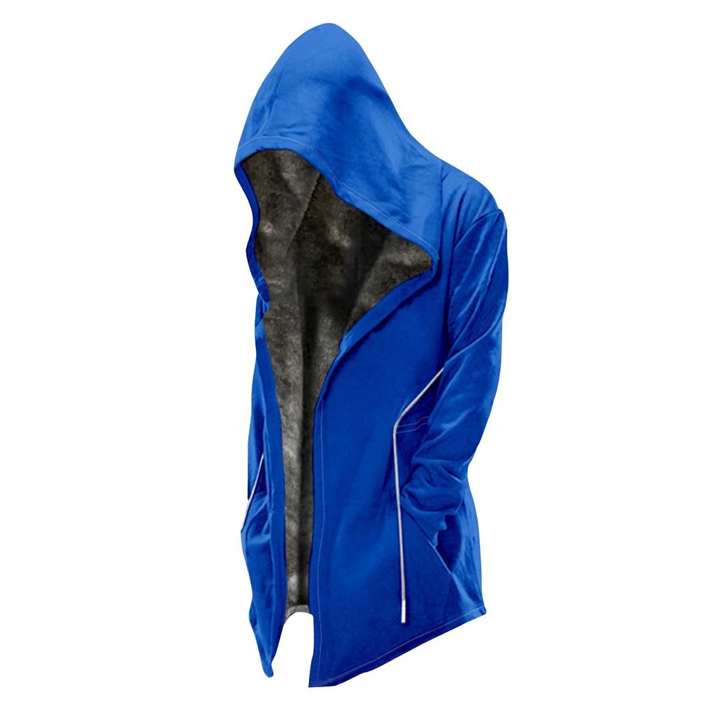 Мужская однотонная бархатная утолщенная длинная куртка Мужская повседневная куртка на молнии большого размера