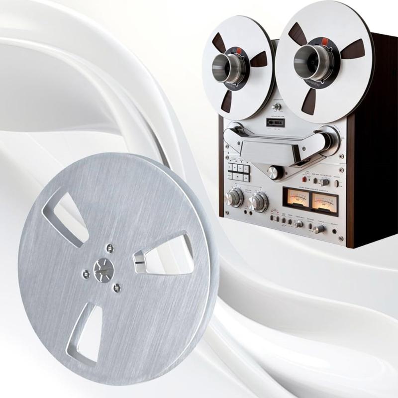 Универсальные 7-дюймовые 1/4-дюймовые алюминиевые пустые катушки для магнитофонов с открытой катушкой для профессиональной звукозаписи