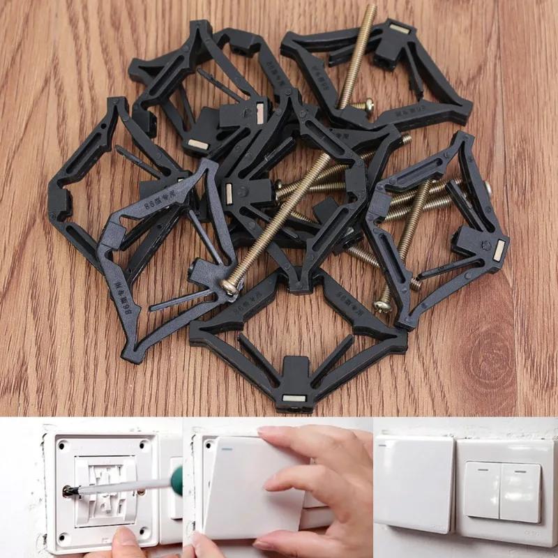 1/20 шт. Устройство для ремонта настенных розеток, устройство для ремонта распределительной коробки, фиксированный набор для ремонта нижней кассеты, электрические аксессуары