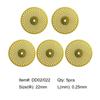 5pcs Dental Diamond Disc  Double Sided Grit Cutting