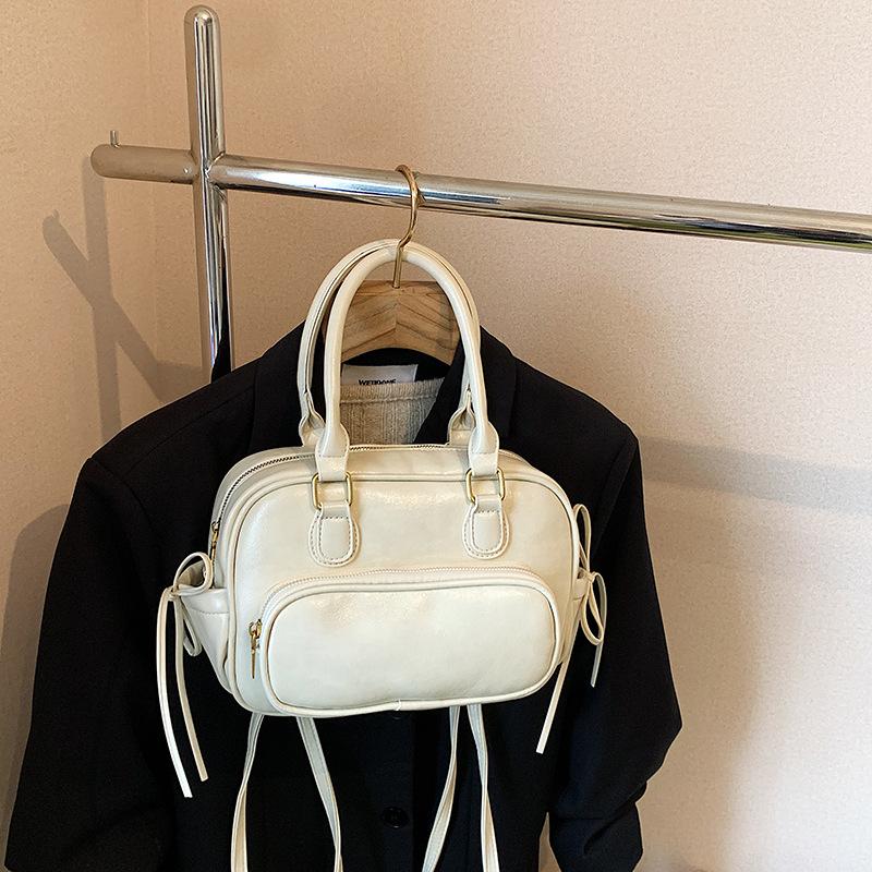 Премиальный рюкзак из жирной кожи в стиле ретро для женщин, новая мода 2025, универсальная сумка для работы, многоцелевая сумка