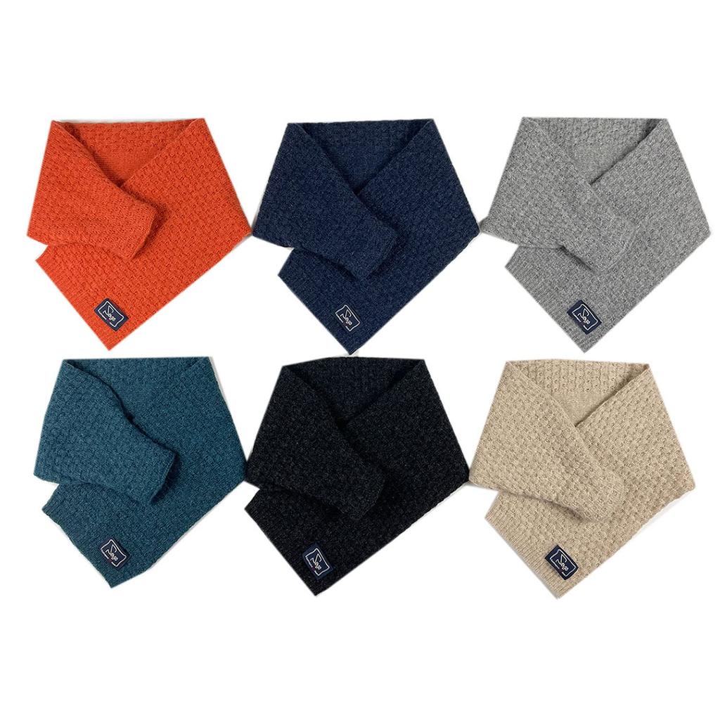 TERAICHI Cashmere Compact Solid Color with Gift Made In Short Insert Sengo Compact Scarf 100% Muff™ Box, Japan, Scarf, Scarf, (Gray)