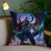Наволочка для подушки Warcrafs Of World W-Wow, для дома, общежития, спинки стула, короткий плюш, двусторонняя печать, подушка для офиса, время для сна
