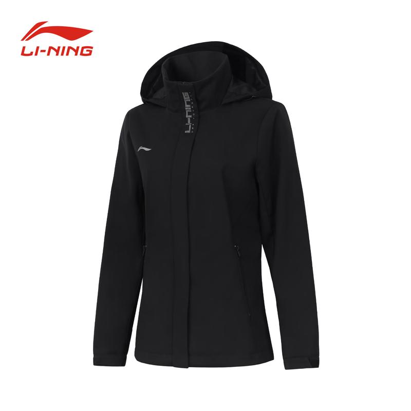 Унисекс водоотталкивающая ветровка с капюшоном Li-Ning