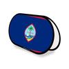 Drapeau Ovale - Guam - 70 X 120 Cm - Polyester - Impression Recto/verso - Pliable Rétractable