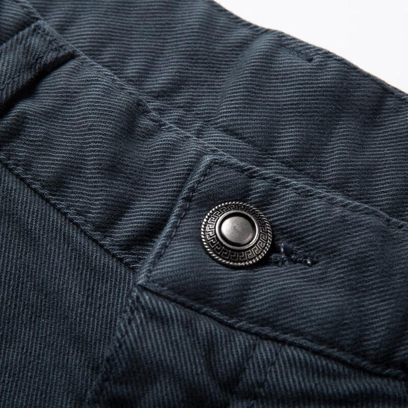 Jeep Мужские повседневные брюки прилегающего кроя из смесового хлопка