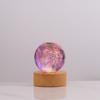 Smooth Led Night Lamp Chroma Ambient Light Interior Decoration Crystal Ball  Bedroom Decoration