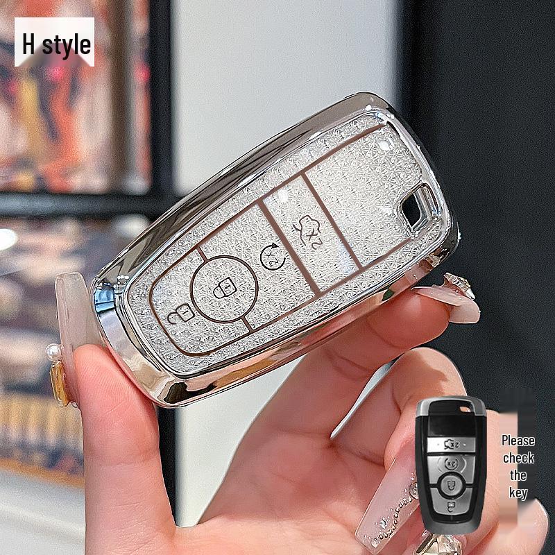 Роскошная крышка для ключа для моделей Ford Mondeo, Edge, Explorer и Escort.