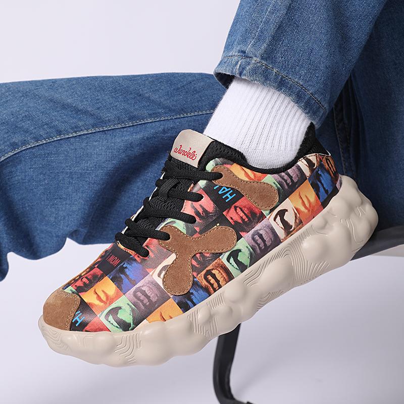 Мужская обувь Широкие ноги Толстые туфли с большим носком Широкий носок Повседневная обувь для мужчин Кроссовки Мужская повседневная обувь Мужская обувь теннис Роскошная обувь