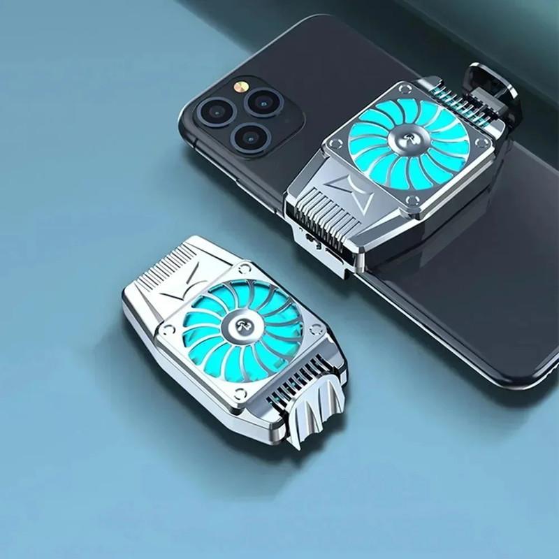 Портативный мини-радиатор с зажимом на спине, охлаждающий вентилятор с воздушным охлаждением для мобильного телефона для IPhone, IOS, Android, игровые аксессуары, игровой кулер PUBG