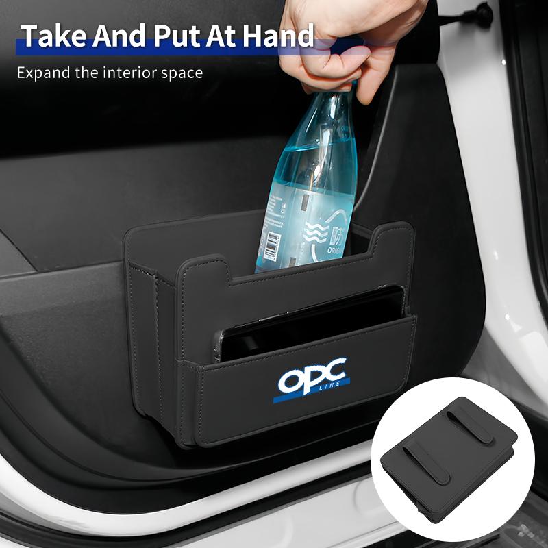 AAAYQ1 Car Seat Back Storage Case Car Door Trash Can Phone Box For Opel Corsa Astra Insignia Vectra Zafira Meriva Mokka Vivaro Antara