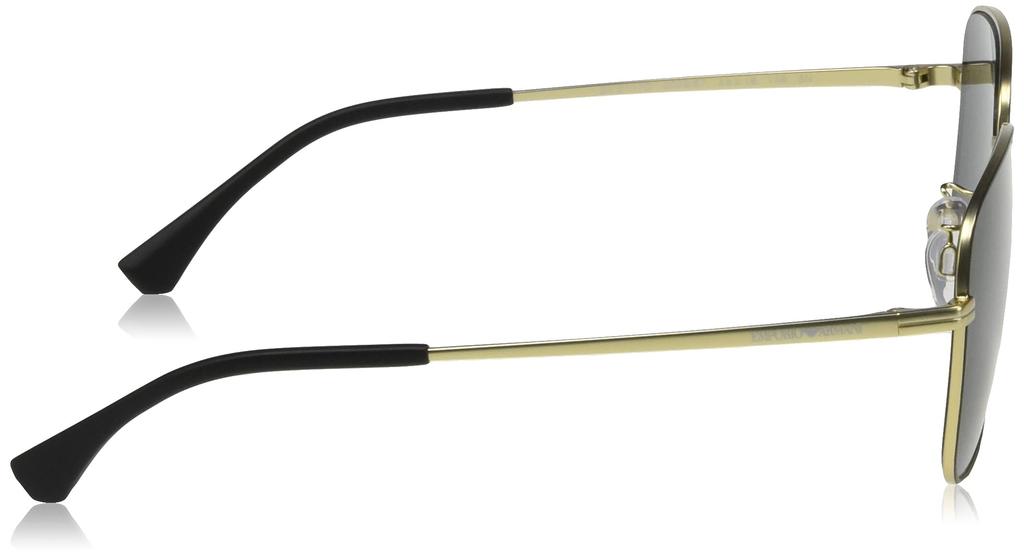 Солнцезащитные очки EA2117D MATTE PALE LENS 58 [Emporio Armani] Мужские ЗОЛОТЫЕ/ЧЕРНЫЕ/СЕРЫЕ