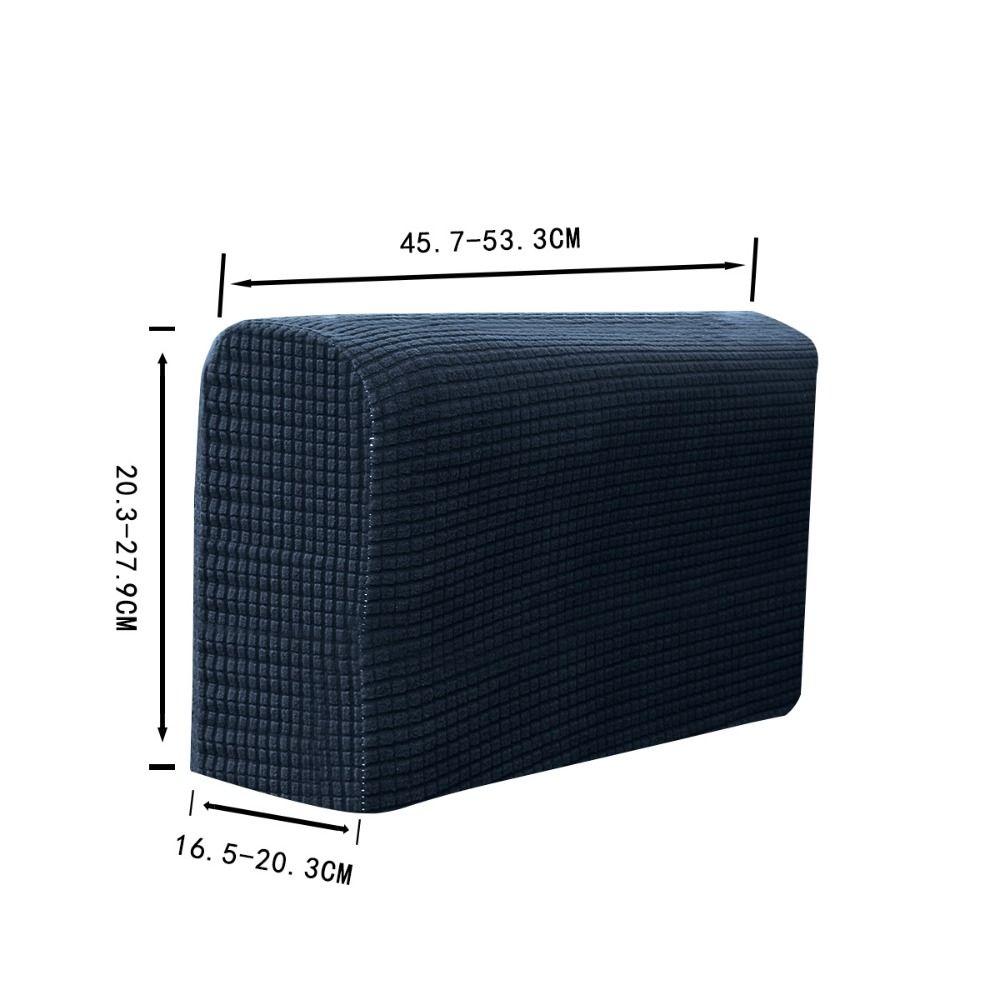 2PCS High Quality Furniture Stretchy Home & Living Couch Arm Protector Sofa Cover Armrest Covers