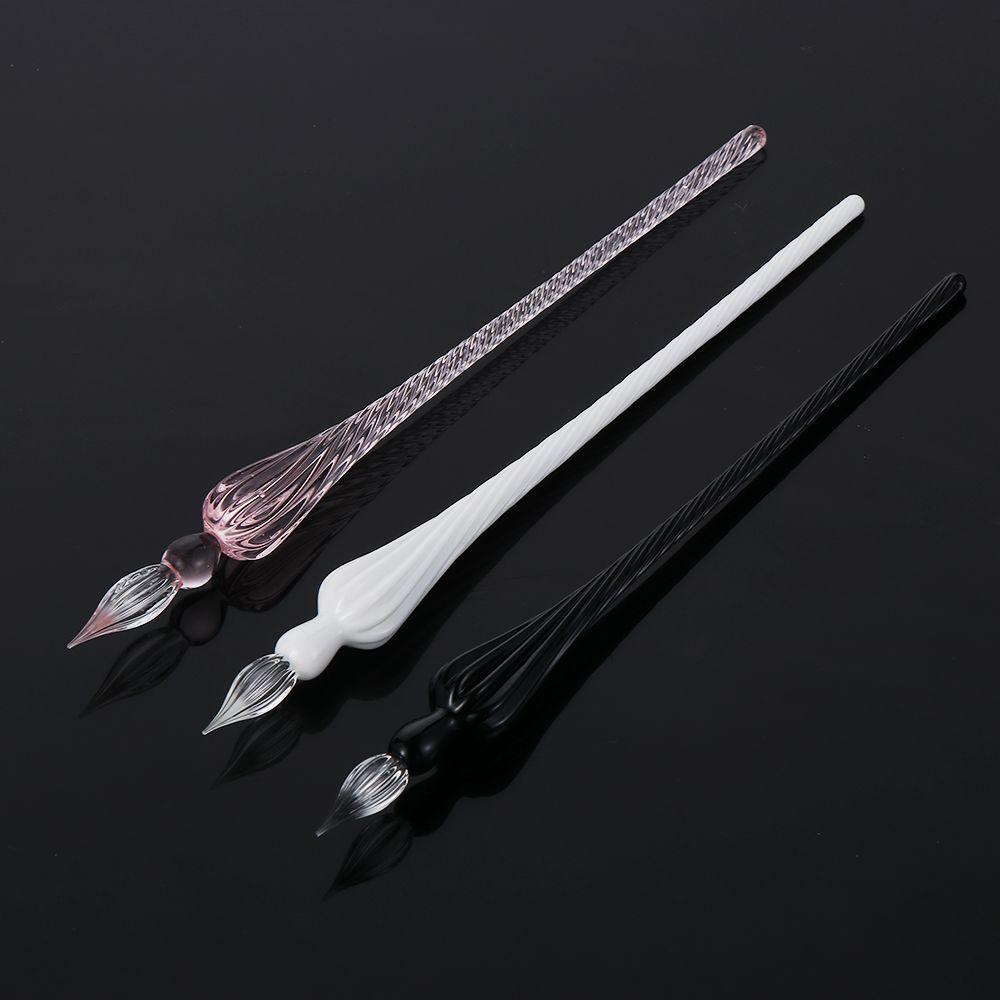 1 шт. Ручная работа Подпись Письмо Каллиграфия Стеклянная ручка для обмакивания Живописные принадлежности Перьевая ручка Заправка Чернила