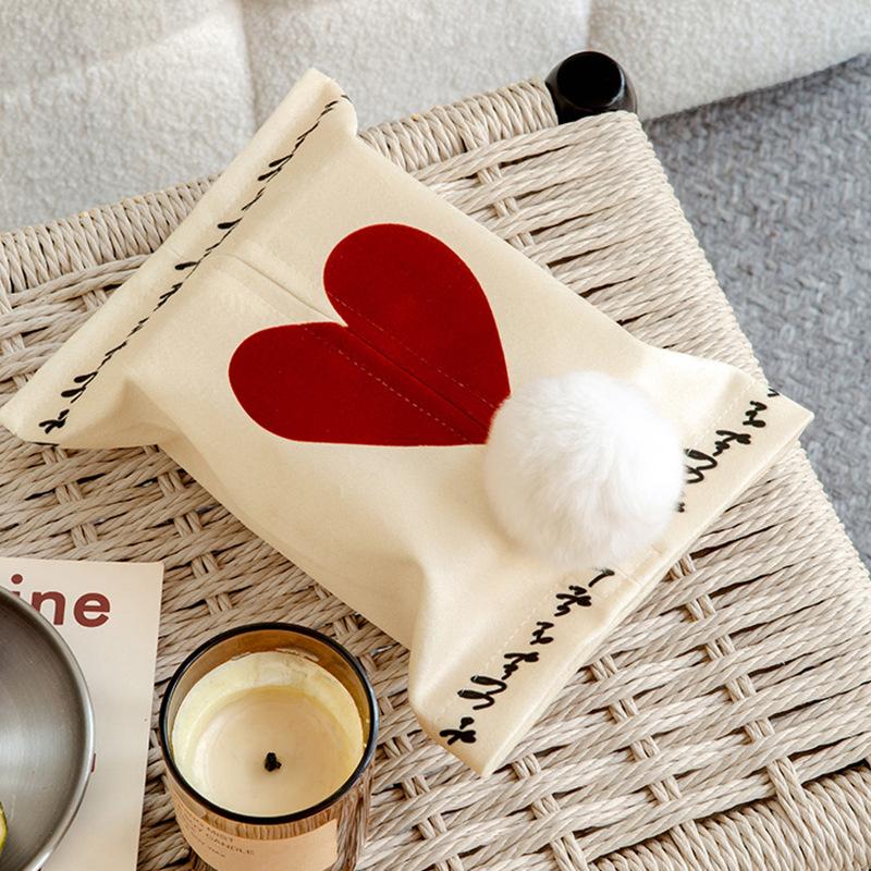 1 шт. коробка для салфеток, пара, любовь, свет, роскошный стиль, ящик, Ins Wind, автомобиль, сумка для салфеток, гостиная, дом, автомобиль, многостильный