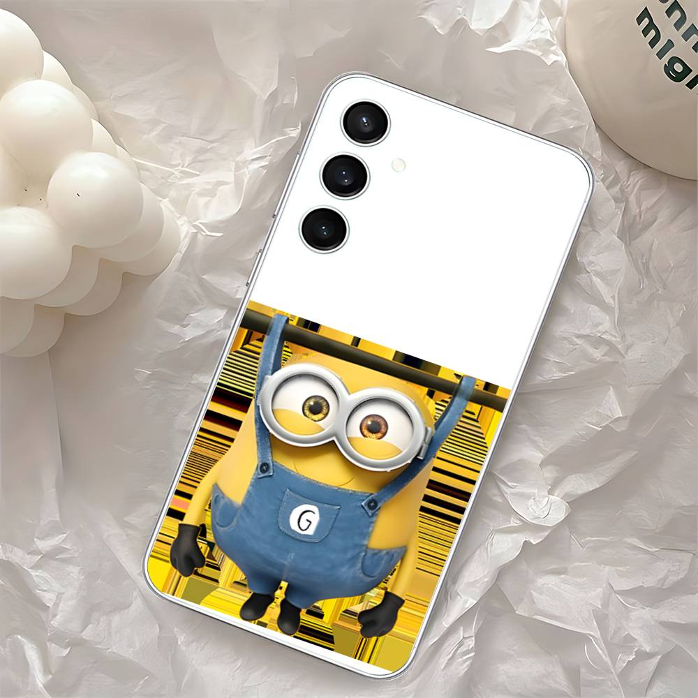 Чехол для телефона MOVIE M-Minions для Samsung Galaxy S25 S24 S23 S22 S21 FE Ultra Plus A32 A53 A13 A31 Мягкий чехол