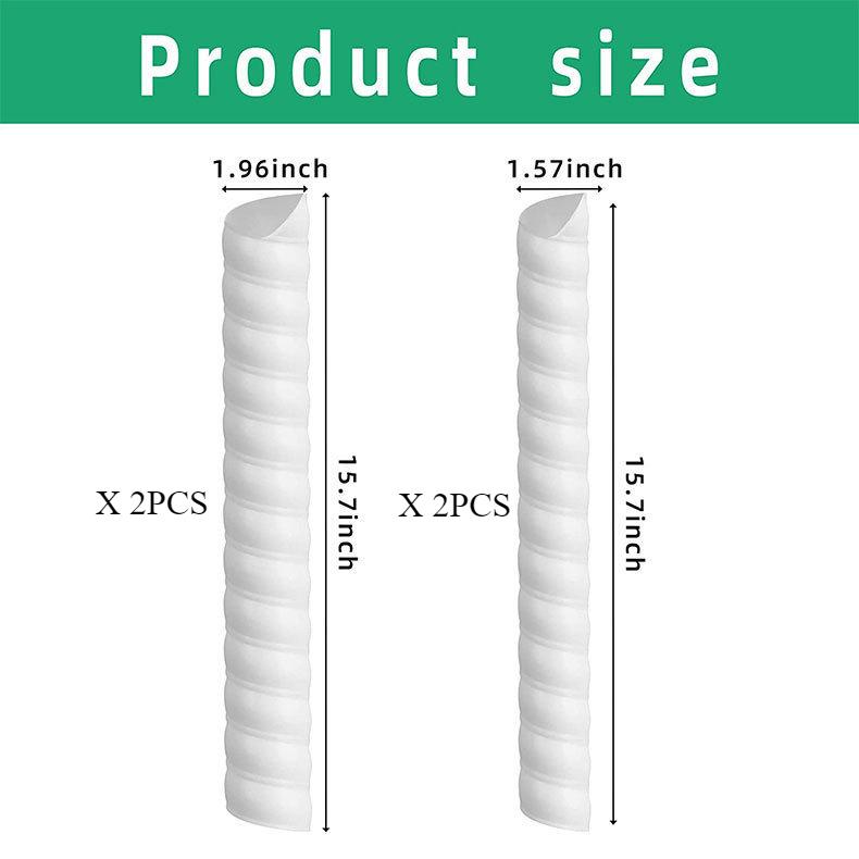 Plant Trunk Protector, Insect and Squirrel Resistant, Rodent Resistant, Made of Plastic Material, Tree Cover, Gardening Tools, 2pcs Large, 2pcs Small