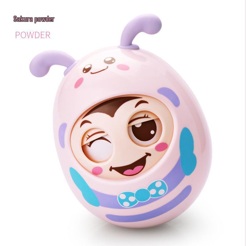 Large Blinking Cartoon Baby Tumbler Toy for 6-12 Months - Early Education Puzzle