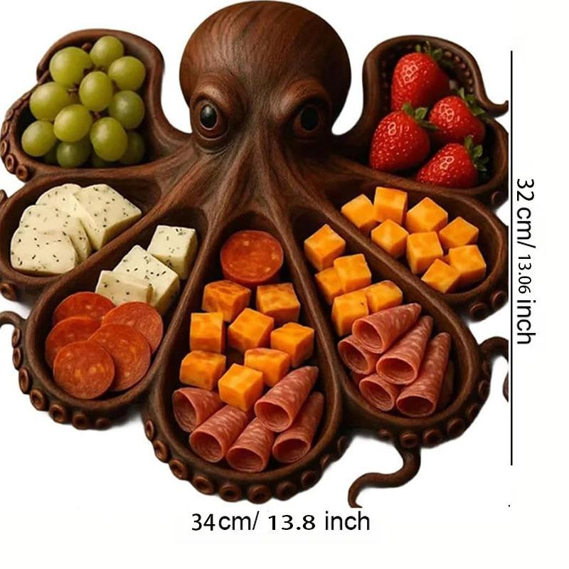 Новое кухонное блюдо для закусок в виде осьминога