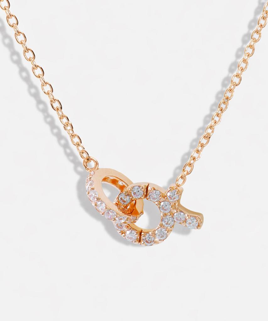 Loveenb [14K Gold] End(&) Link Necklace