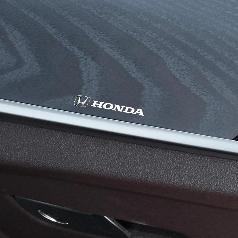 Car Emblem Logo Decorative Stickers Badge Decal Interior Styling For Honda Civic Fit Jazz Accord Pilot CRV Odyssey Passport aja256