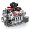 487 шт. Наборы строительных блоков двигателя V8 Lsx454, Технические, Имитированные, Мелкодетальные, Сборные кирпичики, Модель, Игрушки, Подарки на праздник