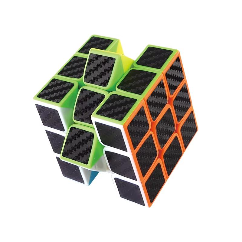 Solid Color Pyramid Magic Cube 3x3 Triangle Magic Cube Professional Speed Magic Cube Educational Toys for Children Gifts