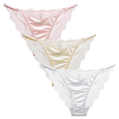 Josigge Кружевной атлас с драгоценными стразами Роскошные милые длинные персиковые трусики-стринги с Т-образной спинкой для женщин, Блеск, Сияние, Сверкающие, Гламурные, Трусики, Ноги,