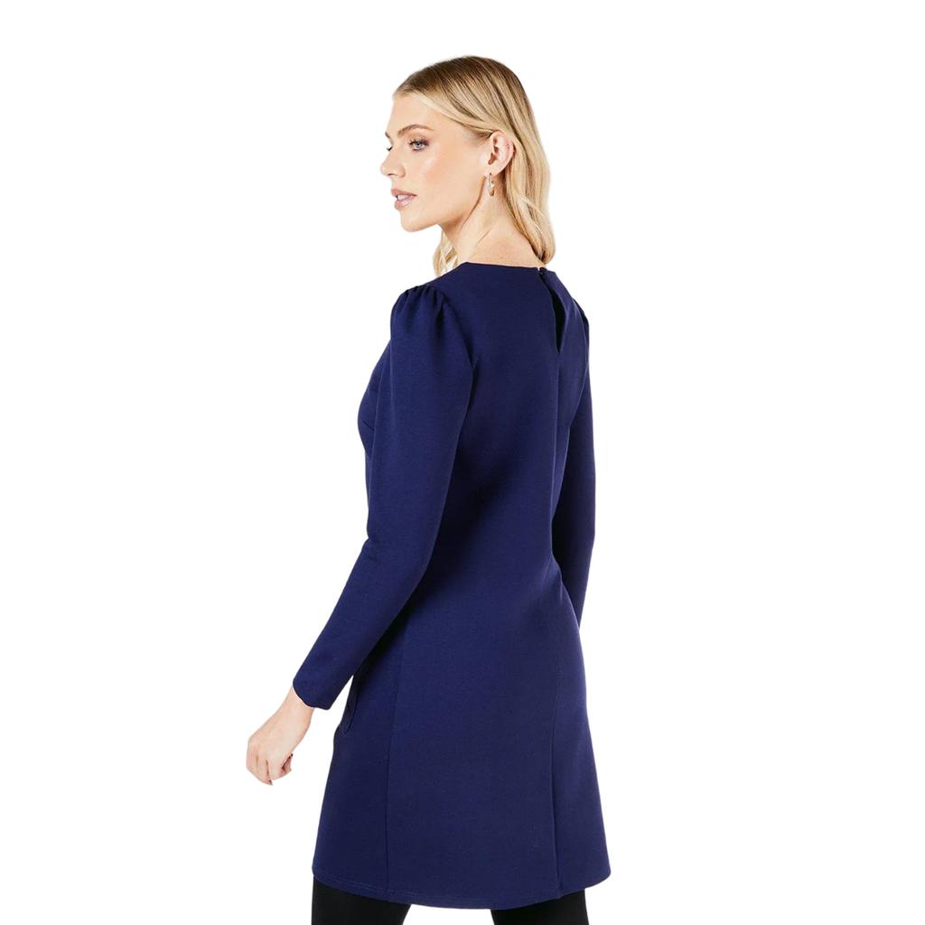 Принципы Женское/Дамское Платье-футляр с карманами понте