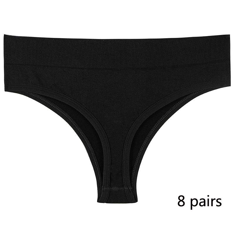 Спортивное нижнее белье для девочек, бесшовные сексуальные невидимые трусики со средней талией для девочек, однотонные удобные спортивные трусики с надписью «T» для женщин