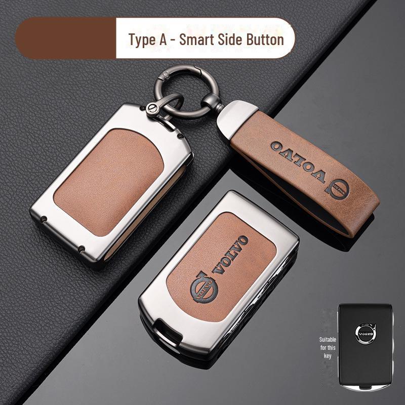 Luxury Car Key Cover for Volvo XC60 S90 S60 XC90 V40 V90 S60L - Men and Women