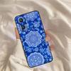 Сине-белый фарфоровый чехол для Realme 15 14 11 12 13 Pro Plus C65 C67 C71 C63 C61 C55 C51 C53 C35 C75 GT6 GT7 Pro