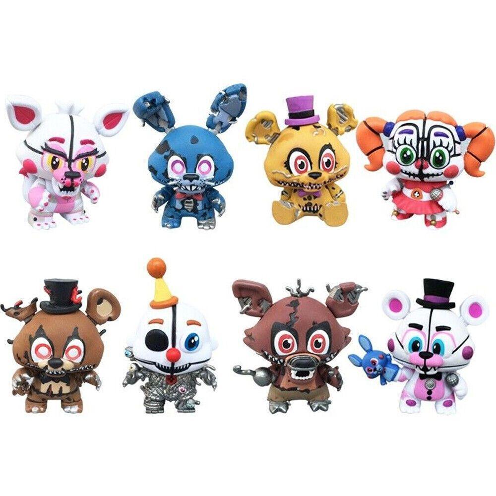 Очаровательный набор из 8 фигурок Бонни из Five Nights At Freddy's для игры и демонстрации