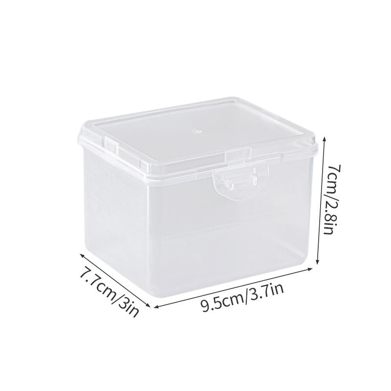 Коробка для хранения с крышкой, прозрачная пластиковая коробка для хранения, контейнер для ювелирных изделий, коробки для сортировки и организации дома, многоцелевой органайзер