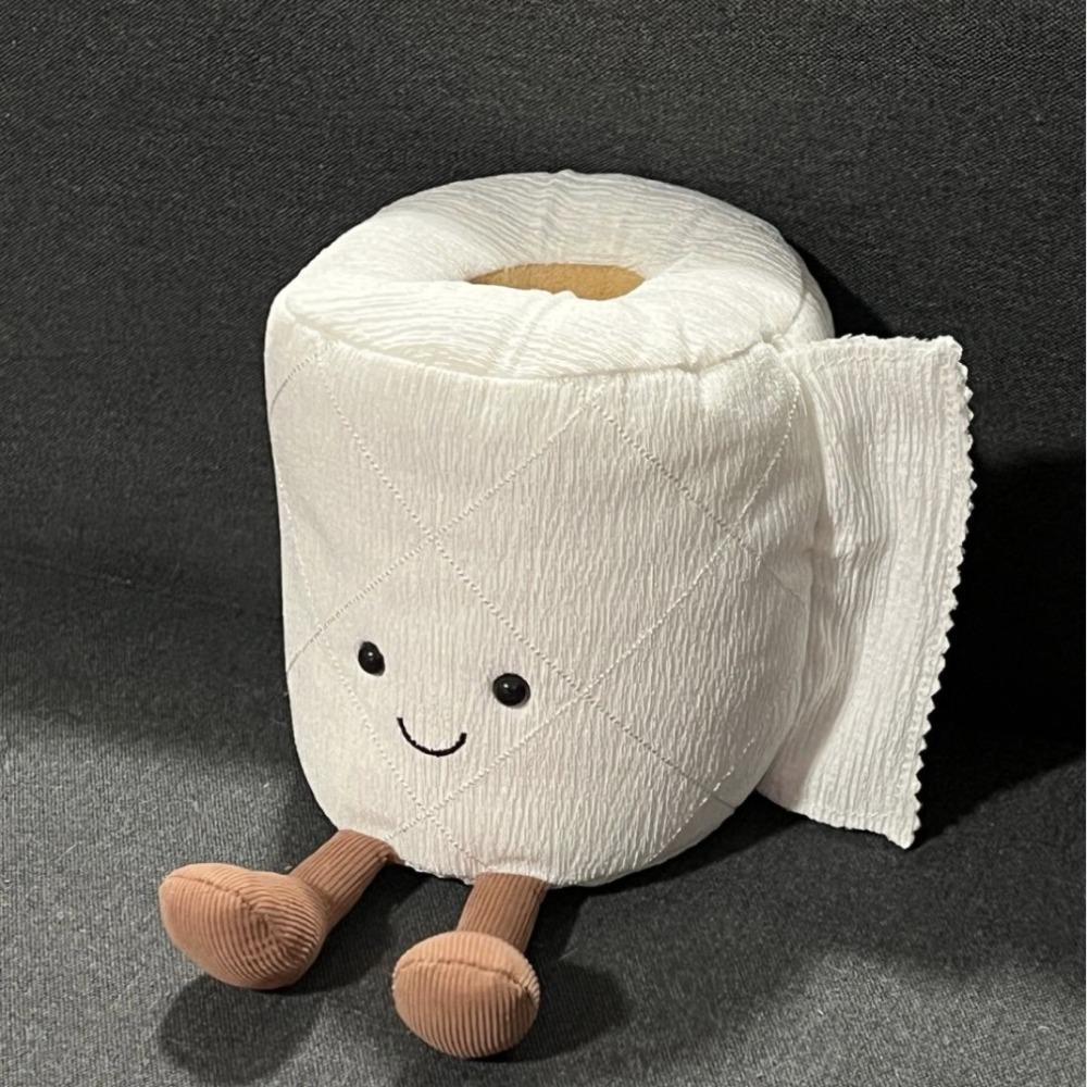 15cm Toilet Paper Plush Doll Cartoon Plush Roll Paper Doll Durable Plush Stuffed Toy