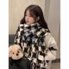 Plaid Collection~ Korean Plaid Fringed Ins Scarf Female Autumn And Winter Students Warm Atmosphere Scarf