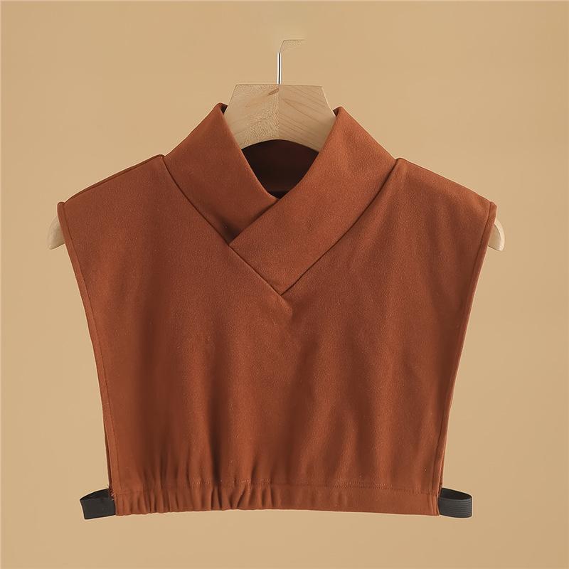 Women Fake Collar Half Shirt Ladies Shirt Fake False Collar For Women Black Woman Detachable Collar Lace Lapel Faux Col Tie