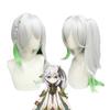 Genshin Impact Sumatra God Naxida Cos Wig Silicone Simulation Scalp Top Animation Game Cosplay Anime Wig