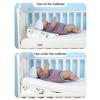 Anti Roll Newborn Baby Wedge Pillow 15 Degree Incline Angle for Reducing Acid Reflux Vomiting Relief Support Wedge Pillow Womb-Like Comfort Pillow